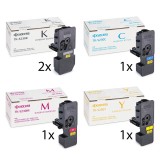 Kyocera Original TK-5230 Toner Pack Économie/Multipack (2x Noir, 1x Jaune, Cyan, Magenta)