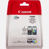 Original Canon 3713C006 / PG560CL561 Cartouche D'encre Pack Économique