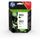 Original HP 3YM92AE / 303 Cartouche d'encre Pack Économique