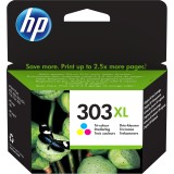 Original HP T6N03AE / 303XL Color Cartouche d'encre