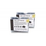 Compatible Brother LC-1000BKBP2DR encre double pack noir