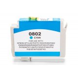 Compatible Epson C13T08024010 / T0802 Cartouche d'encre Cyan