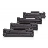 Compatible HP CB436A / 36A Toner Spar Set (4 pièces)