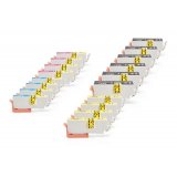 Compatible Epson C13T26364010 / C13T26364012 / 26 XL Multipack (6xBK, chaque 4xC,M,Y) 18 pièces