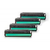 Compatible HP CB540A - CB543A / 125A Toner Set de rechange (Noir, Cyan, Magenta, Jaune